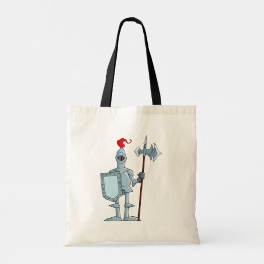 騎士のアーマー中世トートバッグ トートバッグ (裏面)