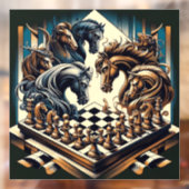 騎士のゲーム – チェスはファンタジーを満たす ウィンドウサイン (シート2)