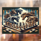 騎士のゲーム – チェスはファンタジーを満たす ウィンドウサイン (シート2)