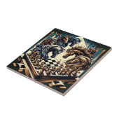 騎士のゲーム – チェスはファンタジーを満たす タイル (側面)