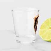 騎士のコート中世の古いギフトファッションド ショットグラス (左)