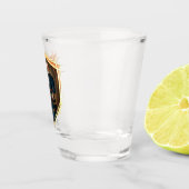 騎士のコート中世の古いギフトファッションド ショットグラス (右)