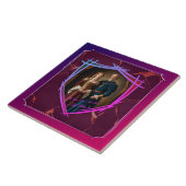 騎士のコート中世の古いギフトファッションド タイル (側面)