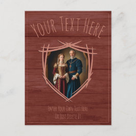 騎士のコート中世の古いファッションドヴィンテージ ポストカード