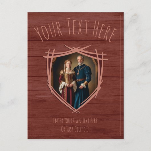 騎士のコート中世の古いファッションドヴィンテージ ポストカード (正面)