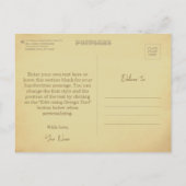 騎士のコート中世の古いファッションドヴィンテージ ポストカード (裏面)