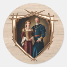 騎士のコート中世の古いファッションドヴィンテージ ラウンドシール