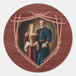 騎士のコート中世の古いファッションドヴィンテージ ラウンドシール