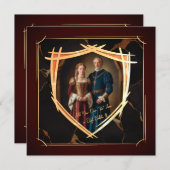 騎士のコート中世ファッションド老 シーズンカード (正面/裏面)