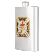 騎士のテンプレート フラスク (左)