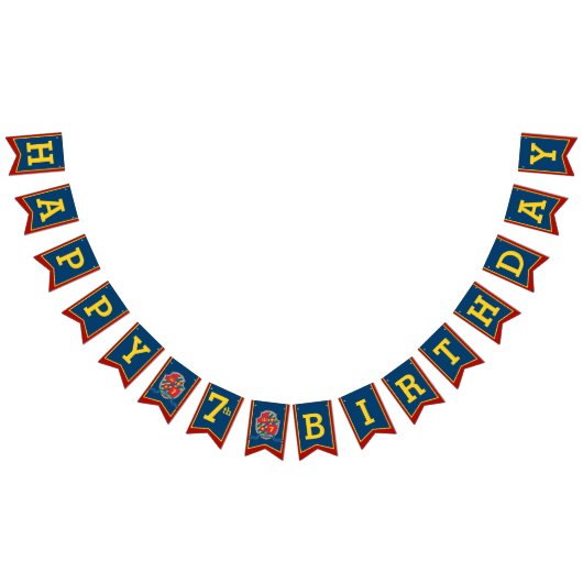 騎士の中世ハッピーバースデーの子供のバンティング旗 バンティングフラッグ (全)