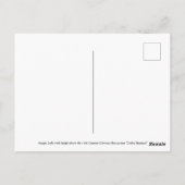 騎士の女性、14世紀の中世写本 ポストカード (裏面)