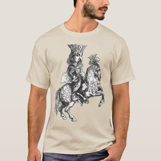 騎士の姿をした錬金術の悪魔 Tシャツ (正面)