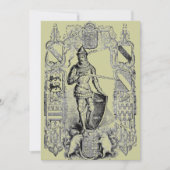 騎士の招待 招待状 (正面)