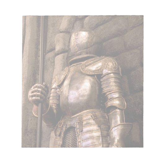 騎士の武具 ノートパッド (正面)