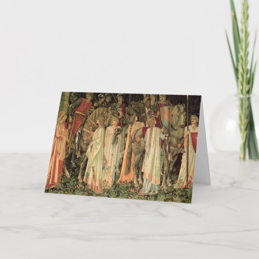 騎士の武装と出発 カード (正面)