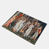 騎士の武装と出発 ドアマット (アングル)