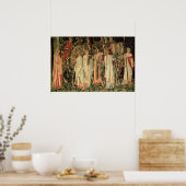 騎士の武装と出発 ポスター (キッチン)