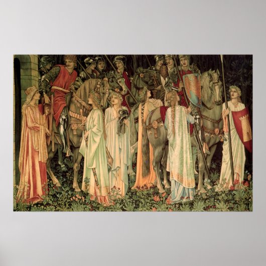 騎士の武装と出発 ポスター (正面)