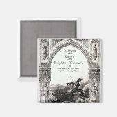 『騎士の歴史のスケッチ』 マグネット (正面/裏面)