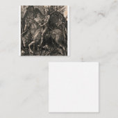 騎士の死と悪魔アルブレヒト決闘 スクエア名刺 (正面/裏面)