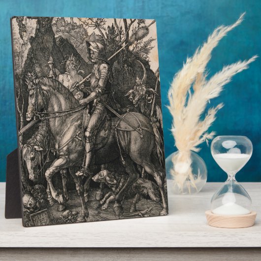 騎士の死と悪魔アルブレヒト決闘 フォトプラーク (側面)