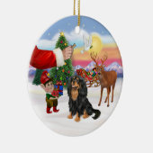 騎士の治療（黒/タン） セラミックオーナメント (右)