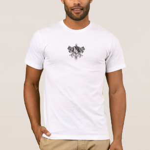 騎士の爵位白い私のリエージュ Tシャツ