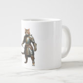 騎士の猫 ジャンボコーヒーマグカップ (正面右)
