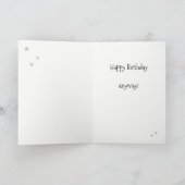 騎士の白馬(誕生日だけではない;-) カード (内部)