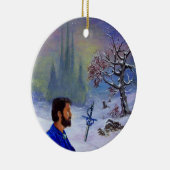 騎士の瞑想 セラミックオーナメント (右)