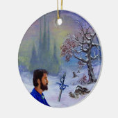 騎士の瞑想 セラミックオーナメント (左)