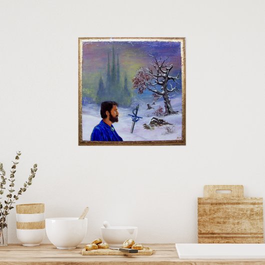 騎士の瞑想 ポスター (キッチン)