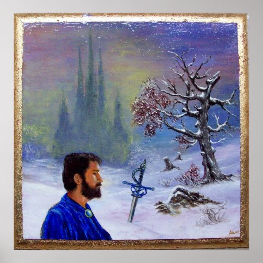 騎士の瞑想 ポスター (正面)