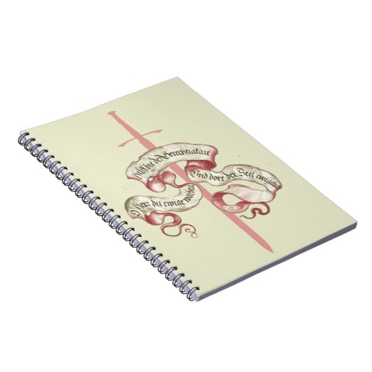 騎士の祈りの言葉と剣 ノートブック (右側)