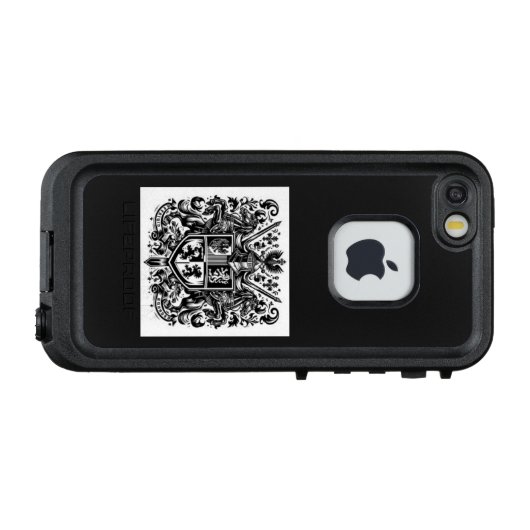 騎士の紋章 LifeProof iPhoneケース (裏面横)