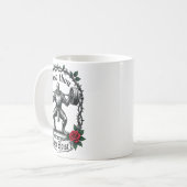 騎士の重量挙げワークアウトG コーヒーマグカップ (正面左)