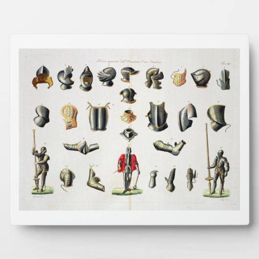 騎士の鎧の別のピース、プレート15 フォトプラーク (正面)