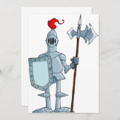 騎士の鎧の招待状 招待状 (正面/裏面)