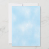 騎士の鎧の誕生日招待状 招待状 (裏面)