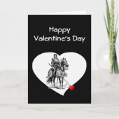 騎士の鎧輝くを着てバレンタインユーモアを愛 シーズンカード (正面)