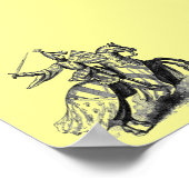 騎士の馬のポスター ポスター (角)