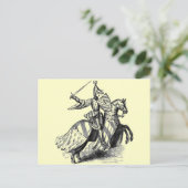 騎士の馬の葉書 ポストカード (スタンド正面)