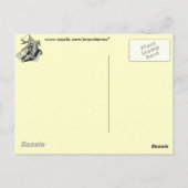 騎士の馬の葉書 ポストカード (裏面)