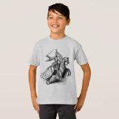 騎士の騎士のキッズシャツ Tシャツ (正面フル)