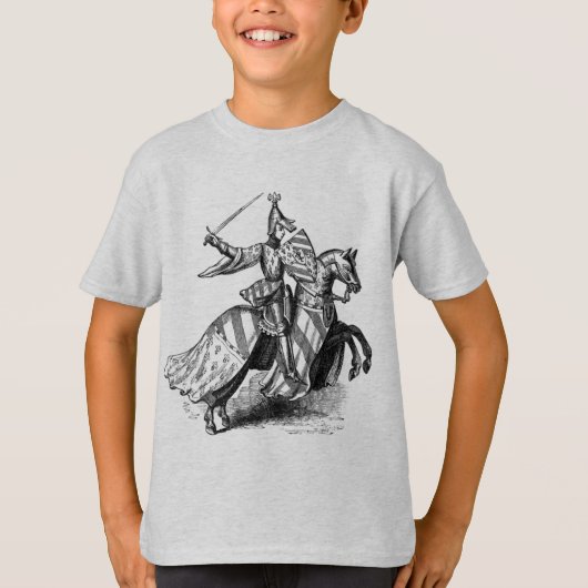 騎士の騎士のキッズシャツ Tシャツ (正面)