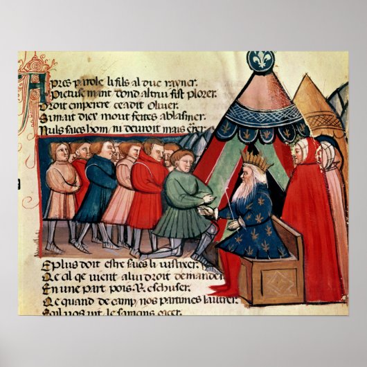 騎士は忠誠を誓う ポスター (正面)