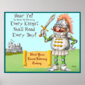 騎士は毎日読やる ポスター (正面)