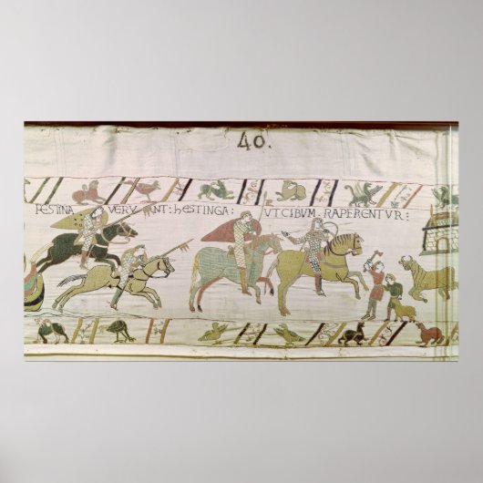 騎士は砦へ馬で送り込む ポスター (正面)