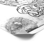 騎士は馬に乗って座った男 ポスター (角)